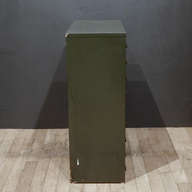 Antique Hobart Cabinet Co. Industrial Steel Apothecary Cabinet c.1930 For Sale - Image 9 of 10