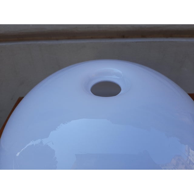 1980s Glass Lampshade Papavero Floor Lamp by Achille and Piergiacomo Castiglioni for Flos, 1980s For Sale - Image 5 of 7