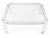 Glass 1980s Attributed to Charles Hollis Jones Square Lucite Coffee Table With Glass Top For Sale - Image 7 of 9