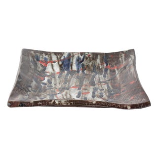 Studio Pottery Tile Plate Toshiko Takaezu For Sale