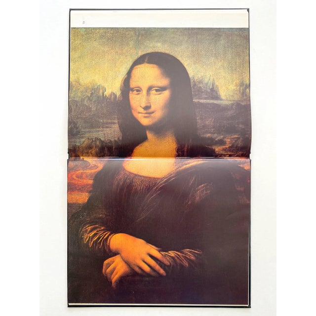 " Michelangelo & Leonardo " Vintage 1978 1st Edtn Lithograph Print Hardcover Renaissance Art Books - Set of 2 For Sale - Image 10 of 13