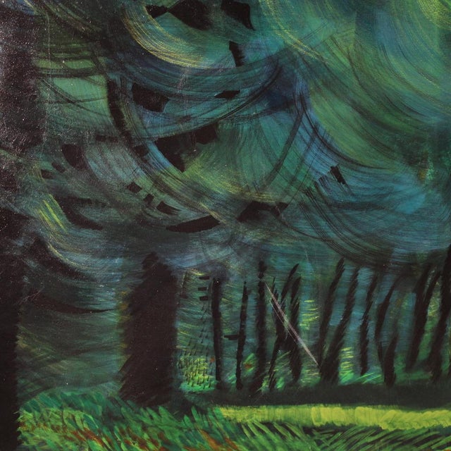 Italian Artist, Landscape, 1993, Oil on Canvas, Framed For Sale - Image 10 of 16