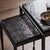 Contemporary Four Hands Dalston Black Iron and Cast Smoked Glass Nesting Tables - A Pair For Sale - Image 3 of 12
