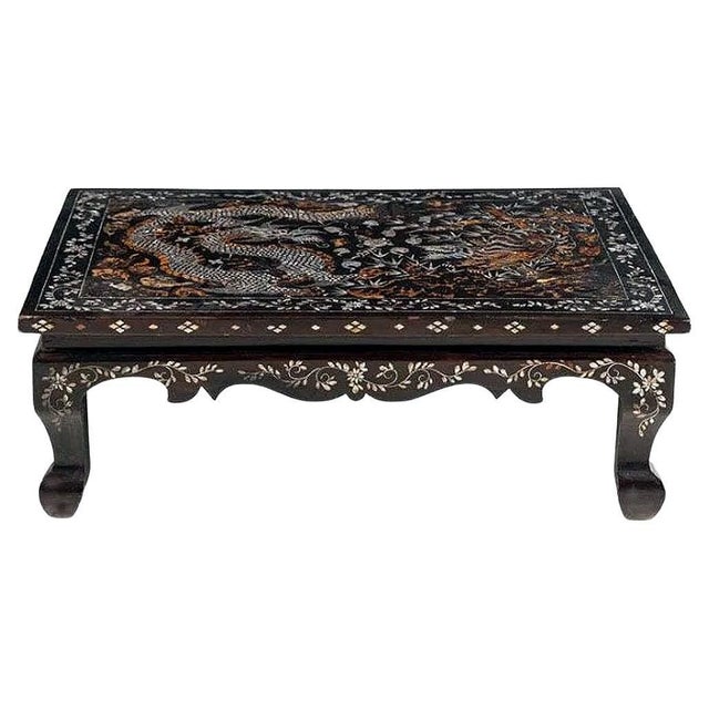 19th Century 19th Century Korean Table with superb Inlay Joseon Dynasty For Sale - Image 5 of 12