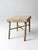 Early 20th Century Antique Primitive Painted Wood Farmhouse Stool For Sale - Image 5 of 17