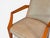Grosfeld House, Six Dining Chairs, Walnut, Fabric, Usa, 1970s For Sale - Image 13 of 15