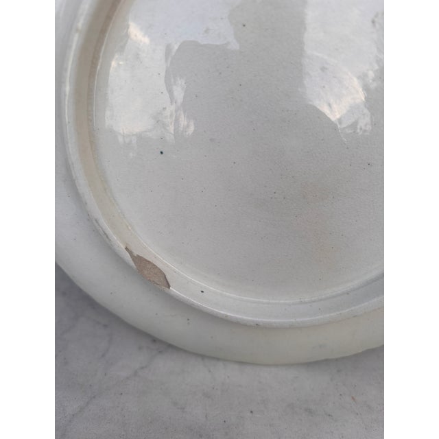 Late 19th Century French Majolica Asparagus Plate Orchies, Circa 1890 For Sale - Image 5 of 5