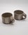 1990s Studio Pottery Face Artisan Mugs With Wabi-Sabi Glaze Signed - a Pair For Sale - Image 10 of 12