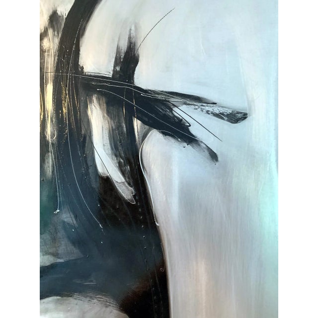 Black Framed Contemporary Painting by Marie-Josée Roy For Sale - Image 8 of 12