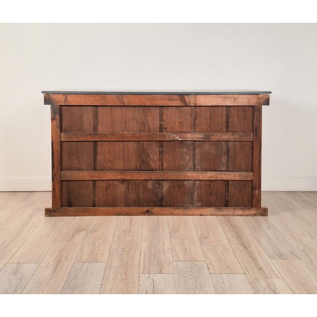 Part of a Japanese Meiji Kitchen Tansu, Now a Slate-Topped Sideboard For Sale - Image 11 of 15