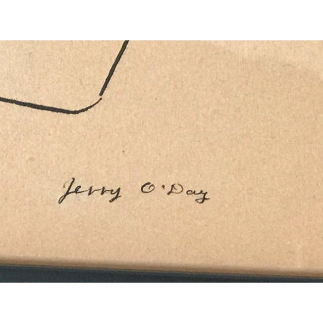 Mid 20th Century Nude #6 Drawing by Jerry O'Day For Sale - Image 5 of 6