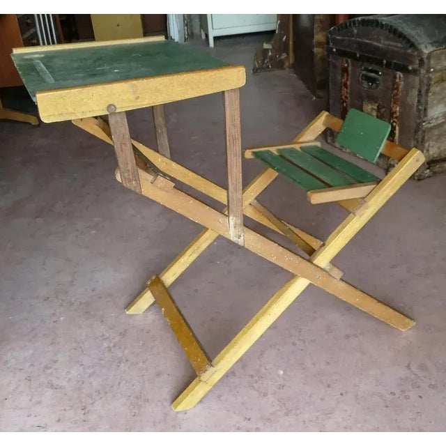 Italian Folding Children's Table, 1960s For Sale - Image 6 of 13