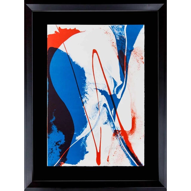 Paul Jenkins Original 1965 Mourlot Lithograph, Signed & Numbered, Vélin De Rives Paper, Custom Framed For Sale In Atlanta - Image 6 of 6