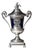 French Silver Drageoir with Cobalt Blue Glass Liner, Gilt Interior and Cahors, 1784 For Sale