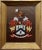 18th century British Coat of Arm - Oil painting c.1790s Oil painting on canvas -circa 1780/1800s - The motto under the...