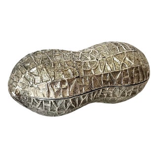 Vintage F. B. Rogers Silverplate Peanut Box For Sale