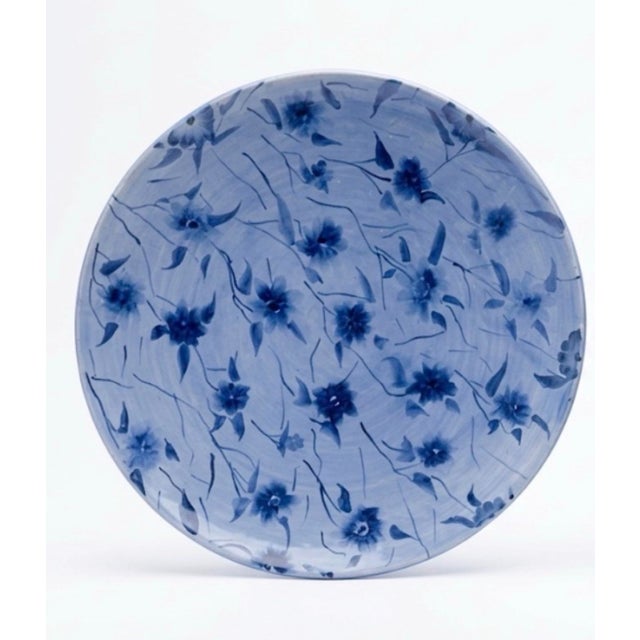 This exceptional, oversized ceramic charger platter is a vibrant celebration of traditional Moroccan artistry, hand-thrown...