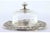 Butter Dish in Silver with Reliefs and Cutouts in Cut Glass For Sale - Image 6 of 7