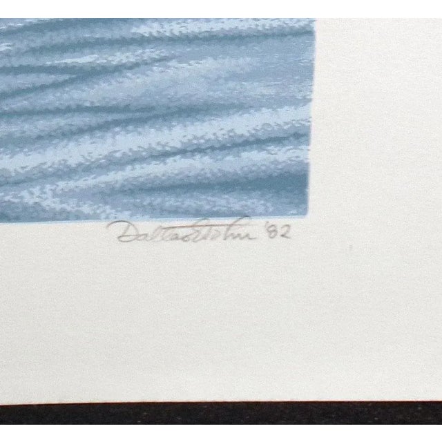 1980s Dallas John "Blue Goose" Hand Signed Limited Edition Artwork Serigraph For Sale - Image 4 of 5