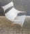 Set of Japanese Rattan Armchair with Ottoman For Sale - Image 4 of 6