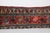 Red Authentic Ethnic Lumbar Throw Cushion – Handmade Wool Rug on Cotton Pillow Cover -16'' X 46'' For Sale - Image 8 of 11