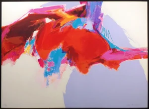 Mary Jane Schmidt "Encender" Signed & Numbered Serigraph Artwork Unframed 1980s