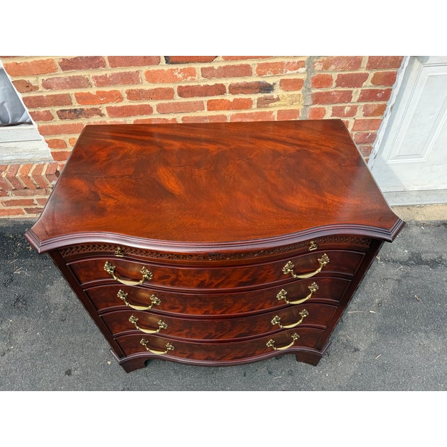 Henkel Harris Chippendale Bachelor Chest of Drawers For Sale - Image 18 of 18