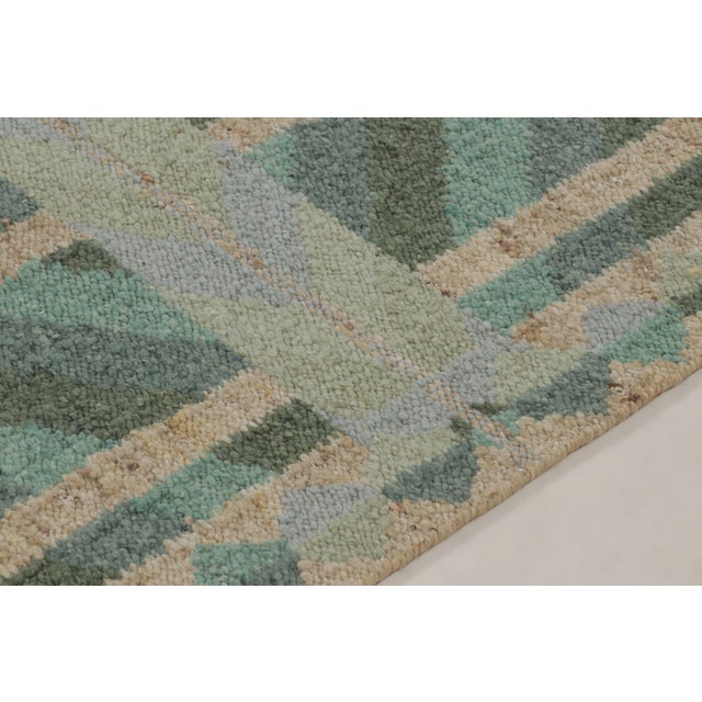 Handwoven in wool, this 9x12 Swedish style kilim rug represents the Nu texture in Rug & Kilim's award-winning Scandinavian...