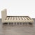 Modern Crate & Barrel Tate Beige Upholstered Bed Frame With Tufted Headboard For Sale - Image 3 of 7