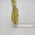 Yellow Vintage Venetian Scavo Art Glass Amphora Vase For Sale - Image 8 of 10