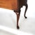 A Queen Anne style chest on chest of the American Heritage line by Hickory offers mahogany construction with broken arch...