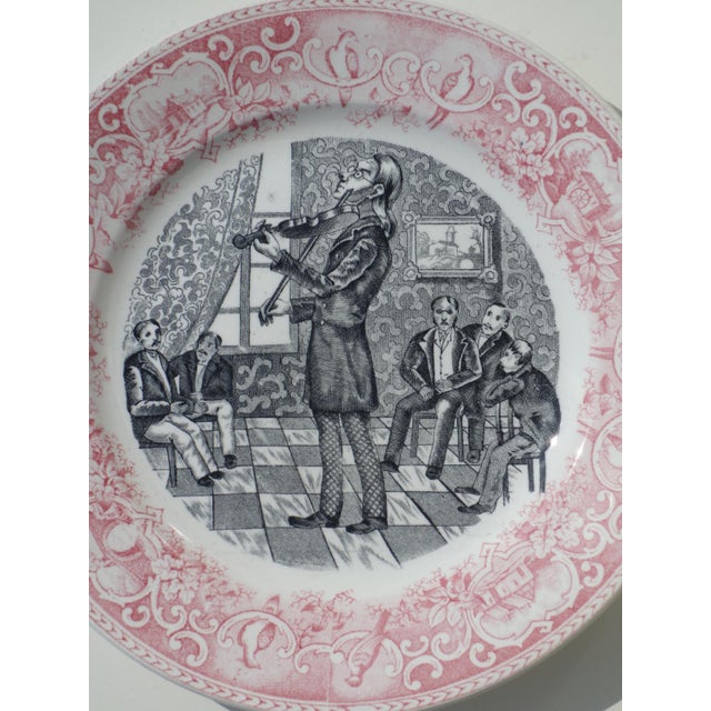 I Musicanti Plates from Richard Ceramics, 1930s, Set of 2 For Sale - Image 6 of 8