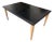 1950s Maple Dining Table W/ Black Top by Douglas Snelling For Sale