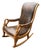 Walter Smithe Cudtom Swan Rocking Chair For Sale