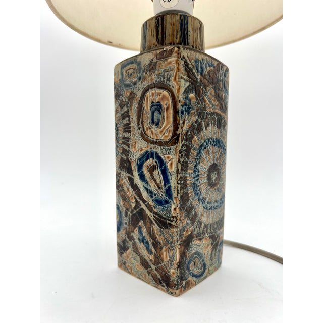 Table Lamp by Niels Thorsson for Royal Copenhagen, Denmark, 1970s, in Very Good conditions. Designed 1970 to 1979 This...