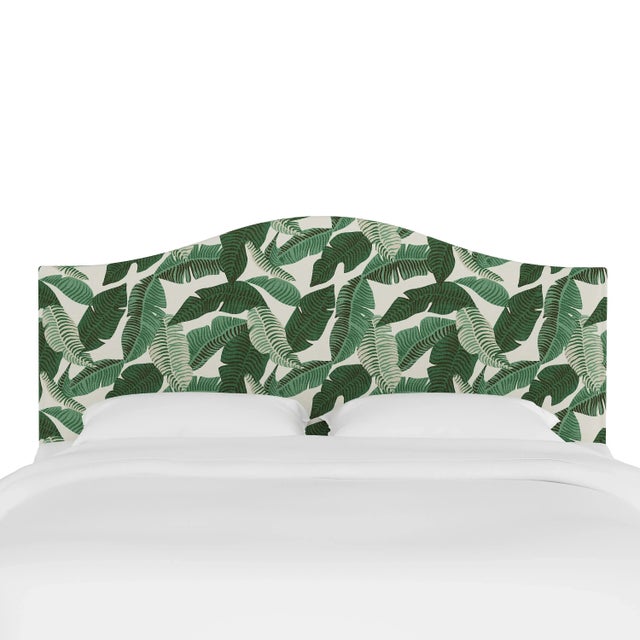 Transitional Kenmore Headboard in Natural Banana Palm, Twin For Sale - Image 3 of 6