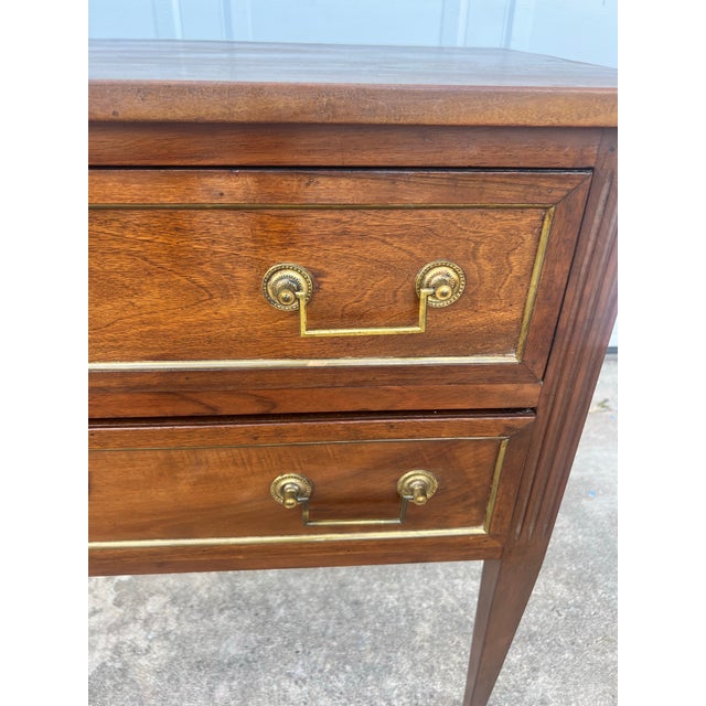 French 19th Century Louis XVI Walnut Chest of Drawers For Sale - Image 4 of 12