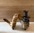 Pair of Large Faux Ram's Horn Candle Holders For Sale - Image 4 of 12