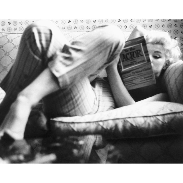 Marilyn Candid Moment NEW YORK - MARCH 1955: Actress Marilyn Monroe reads the book "To the Actor: On the Technique of...