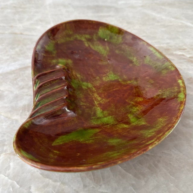 Carl Sande Catchall Art Pottery, Signed For Sale - Image 4 of 6
