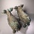 Late 20th Century Pair of Archaic Style Bronze Elephant-Form Vessels With Bird Finials For Sale In Los Angeles - Image 6 of 10