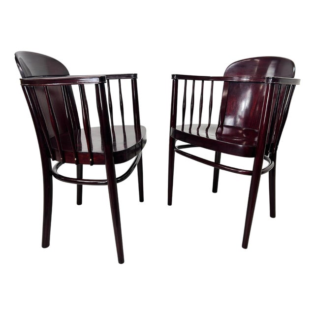 Bentwood Armchairs from Thonet, 1890s, Set of 2 For Sale