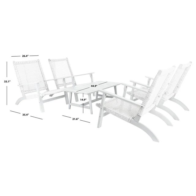 Deven 5 Piece Living Set - Gray For Sale - Image 4 of 9