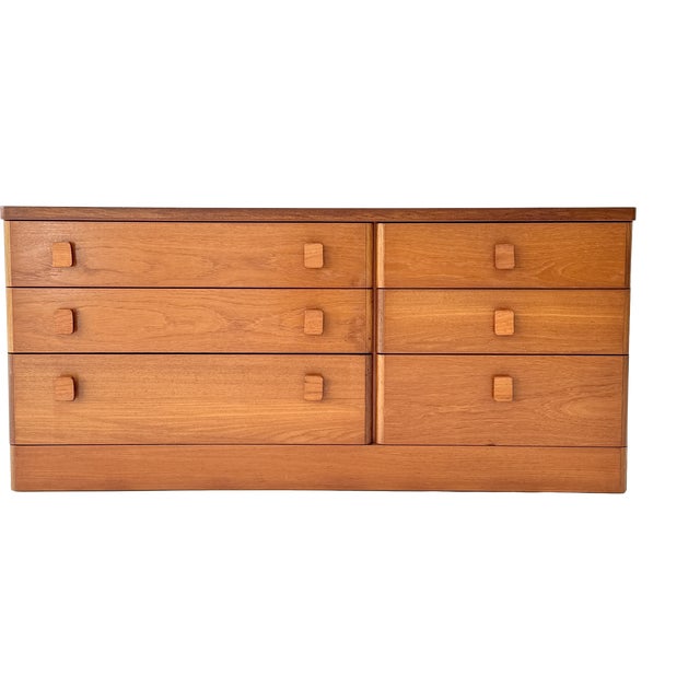 Cantata 6 Drawer Teak Chest of Drawers by John and Sylvia Reid for Stag, 1970s For Sale