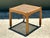 Vintage Brass Detail Cane Inset Drinks Table For Sale - Image 11 of 12