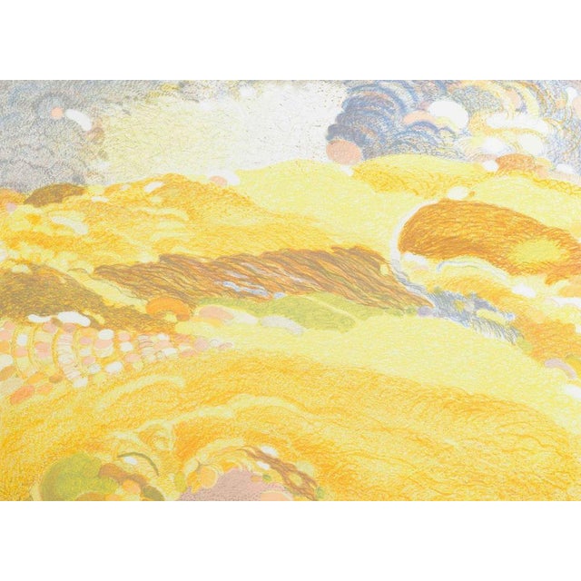 Kristian Begtorp, Lyrical Abstract Landscape, 1987, Color Lithograph For Sale - Image 6 of 6