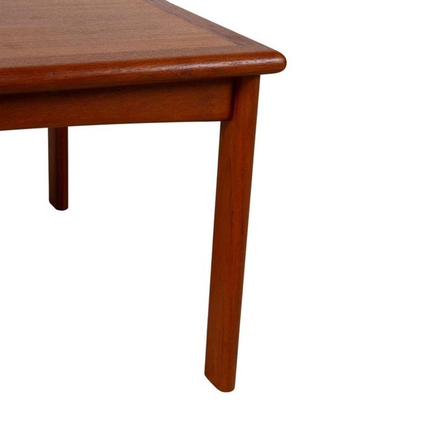 Modern Mid-Century Wooden Coffee Table in Brown For Sale - Image 3 of 11