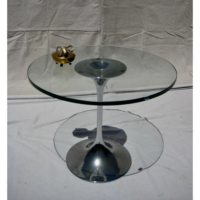 Mid-Century Modern Chrome Side Table For Sale - Image 6 of 8