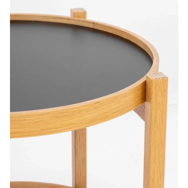 Hans Bolling Style 2-Tier Rolling Side Tables, Pr. For Sale - Image 4 of 8