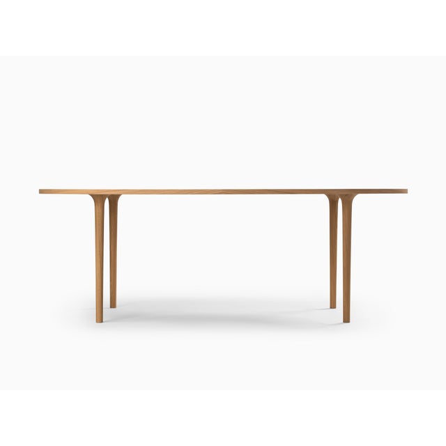 Minimalist Modern Table in Oak by Pedro Sotomayor For Sale - Image 12 of 13
